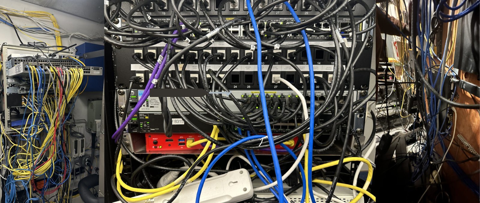 Messy Network Cables
