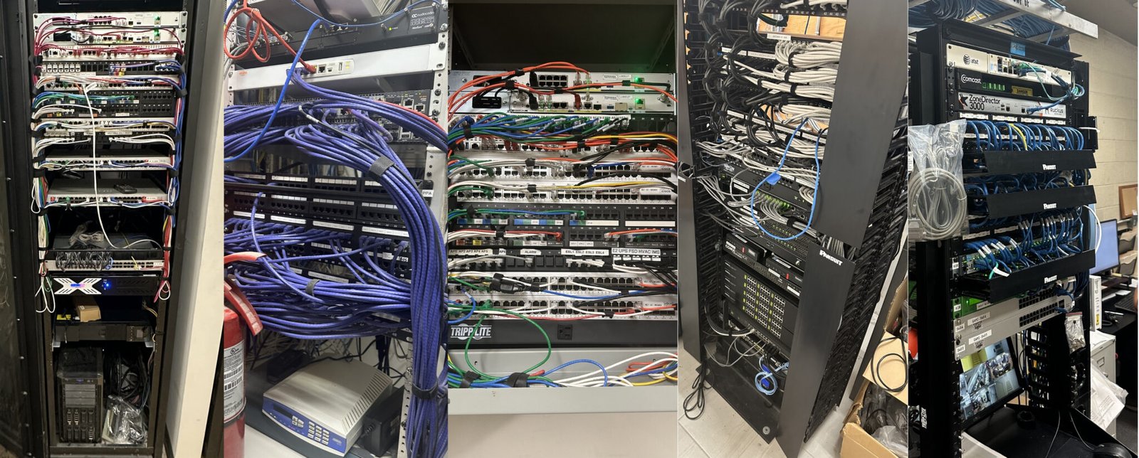 Organized Network Rack